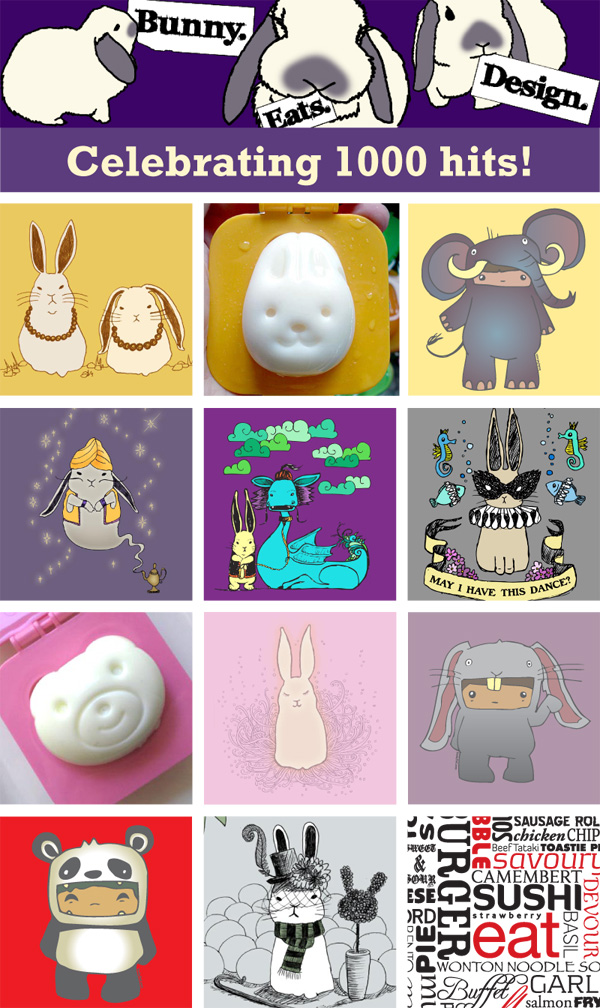 1000 Hits! Bunny.Eats.Design. Prize Time | Bunny Eats Design