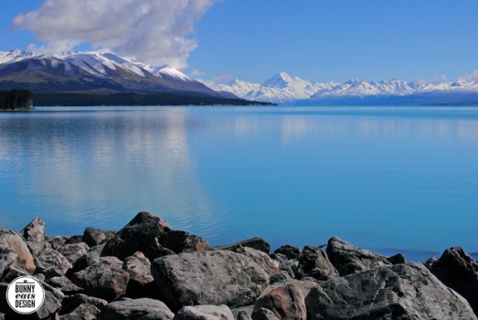 Lake Pukaki with Mt Cook in the distance